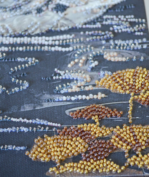 Siuvinėjimo karoliukais rinkinys „Kai pražysta siela“ 20x40 cm AAB-957