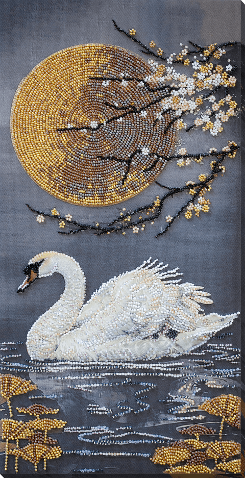 Siuvinėjimo karoliukais rinkinys „Kai pražysta siela“ 20x40 cm AAB-957