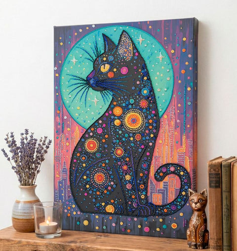 Rinkinys siuvinėjimui karoliukais „Žvaigždžių žvilgsnis“ 30x45 cm