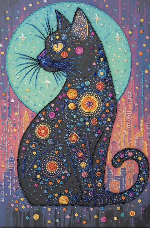 Rinkinys siuvinėjimui karoliukais „Žvaigždžių žvilgsnis“ 30x45 cm