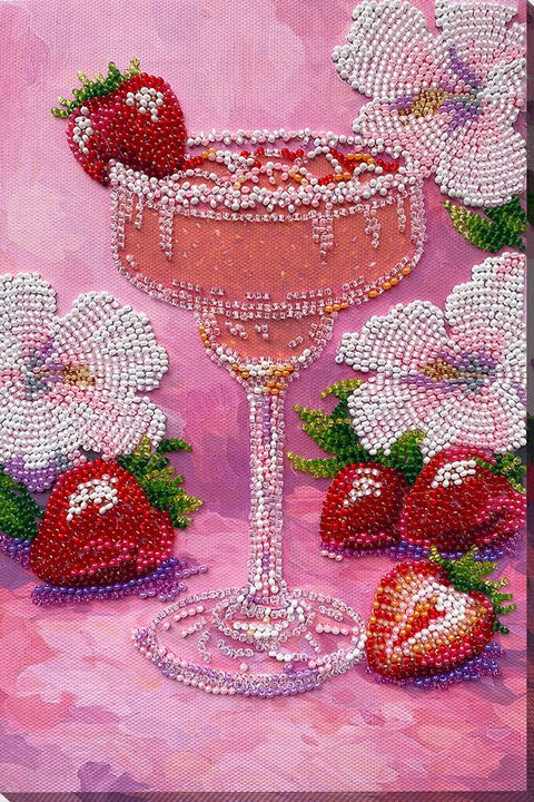 Siuvinėjimo karoliukais rinkinys „Vaisių euforija“ 16×24 cm