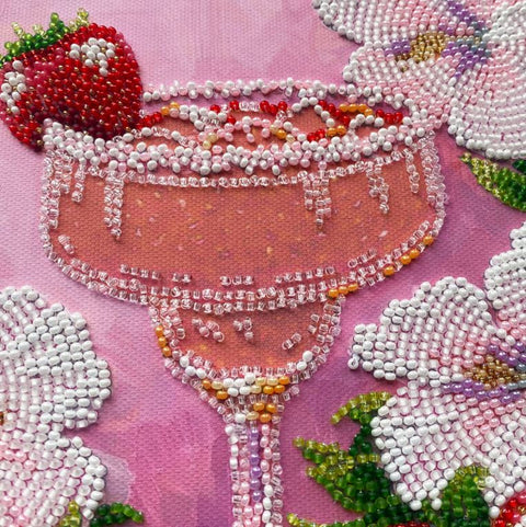 Siuvinėjimo karoliukais rinkinys „Vaisių euforija“ 16×24 cm