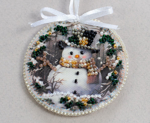 Žiemos pasakos dekoravimo rinkinys „Žiemos svečias“ 13,2x6,6 cm