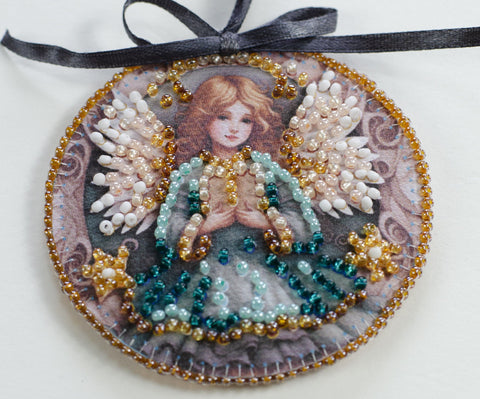 Kalėdinis dekoravimo rinkinys „Žiemos pasaka“ 13,2x6,6 cm AABT-032