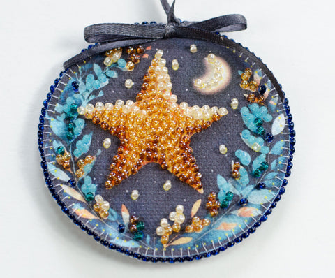 Šventinė dekoracija „Žvaigžde, šviesk!“ Žiemos pasaka 13.2x6.6 cm