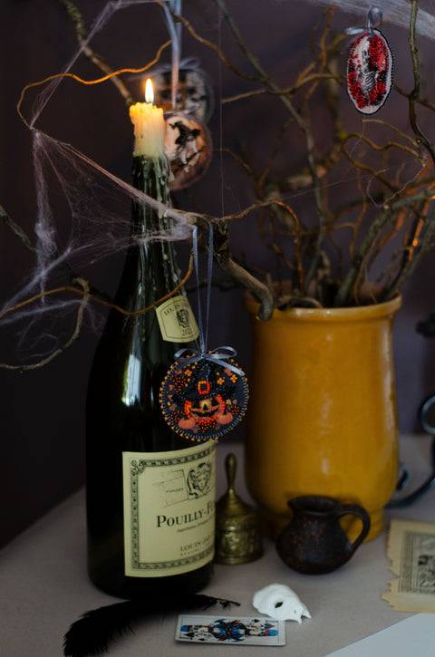 Helovino dekoracija „Festive Halloween“ 13,2×6,6 cm AABT-039