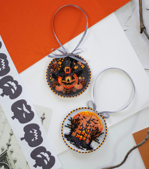 Helovino dekoracija „Festive Halloween“ 13,2×6,6 cm AABT-039