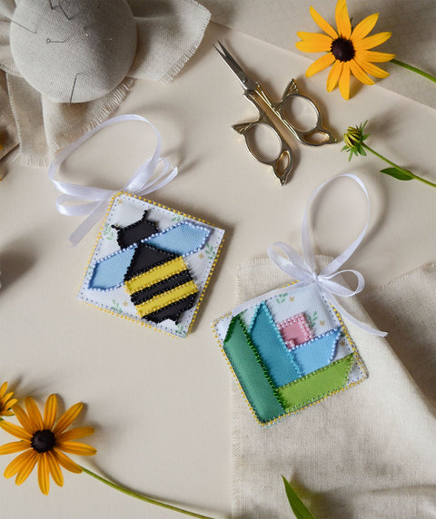 Dekoracija „Sweet Honey“ bičių tema 13.2x6.6 cm
