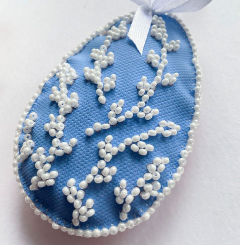 Velykinis dekoro rinkinys „Švelnumas“ 15x5 cm rankdarbiams