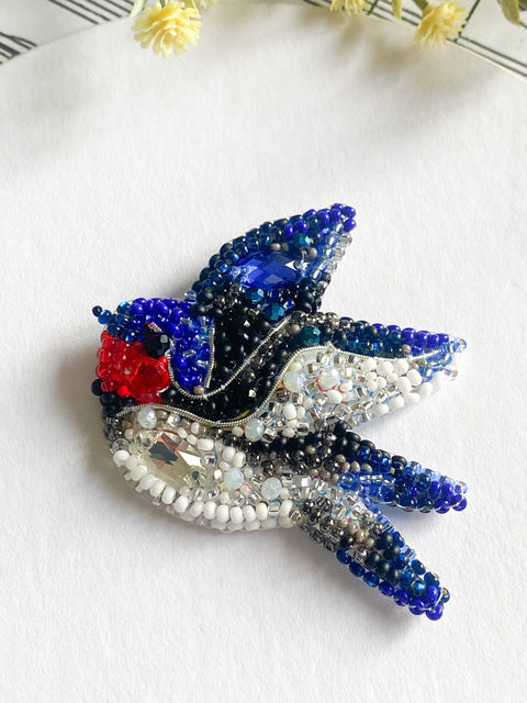 Dekoro rinkinys „Kregždės daina“ 6,6x5,2 cm AAD-246