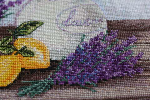 Rinkinys kryželiui „Provanso aromatas“, 32x32 cm, AAH-064