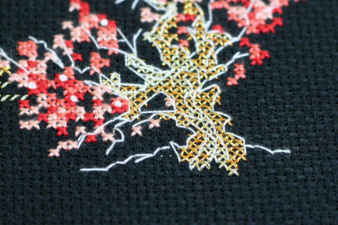 Siuvinėjimo kryželiu rinkinys „Japonija 2“ 15x10 cm AAH-098