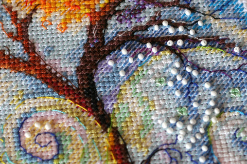 Siuvinėjimo rinkinys „Pirmoji aušra“ 24x24 cm AAH-134