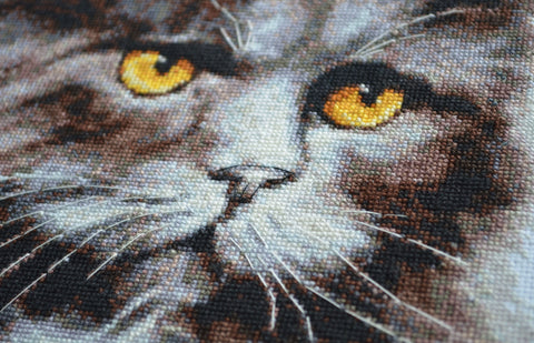 Kryželiu siuvinėjimo rinkinys „Vakaro sargas“ 33x26 cm AAH-155
