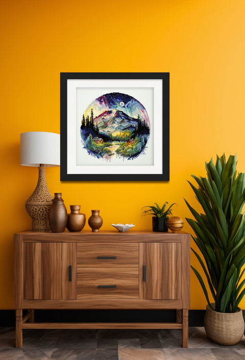 Abris Art kryželiu siuvinėjimo rinkinys „On Top of the World“, 23x23