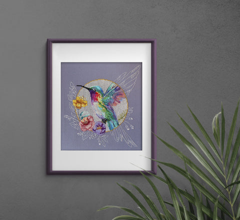 Kryželiu siuvinėjimo rinkinys „Rojaus paukštė“ Deco Scenes, Abris Art