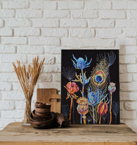 Siuvinėjimo kryželiu rinkinys „Prisiminimai“ 22x30 cm AAH-208