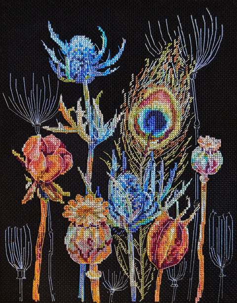 Siuvinėjimo kryželiu rinkinys „Prisiminimai“ 22x30 cm AAH-208