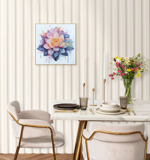 Siuvinėjimo kryželiu rinkinys „Švytintis lotosas“ 24x24 cm Deco Scenes