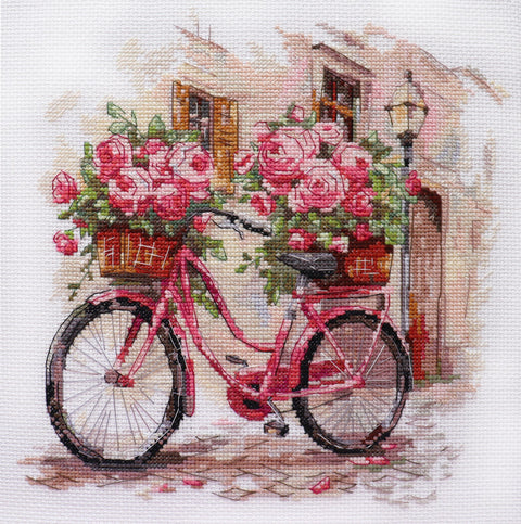Siuvinėjimo kryželiu rinkinys „Ilgai lauktas pasimatymas“ 23x23