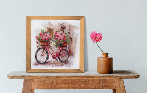 Siuvinėjimo kryželiu rinkinys „Ilgai lauktas pasimatymas“ 23x23