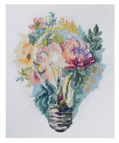 Siuvinėjimo kryželiu rinkinys „Šviesios mintys“ 16x19 cm AAH-229
