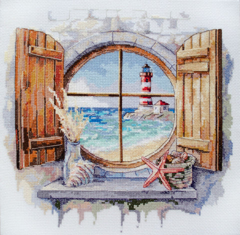 Rinkinys siuvinėjimui kryželiu „Vėjo šnabždesys“ 27x26 cm AAH-252
