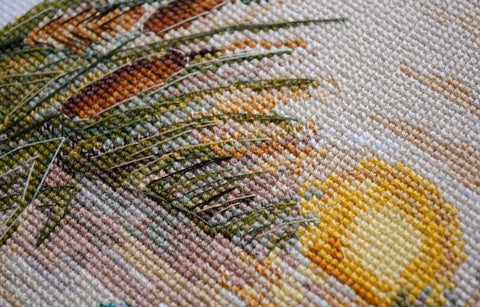 Siuvinėjimo kryželiu rinkinys „Vakaro maudynės“ 25x23 cm AAH-259