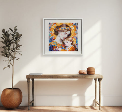 Siuvinėjimo kryželiu rinkinys „Besiąlyginė meilė“ 27x27 cm AAH-260