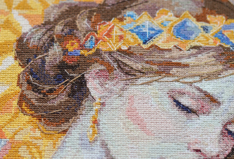 Siuvinėjimo kryželiu rinkinys „Besiąlyginė meilė“ 27x27 cm AAH-260