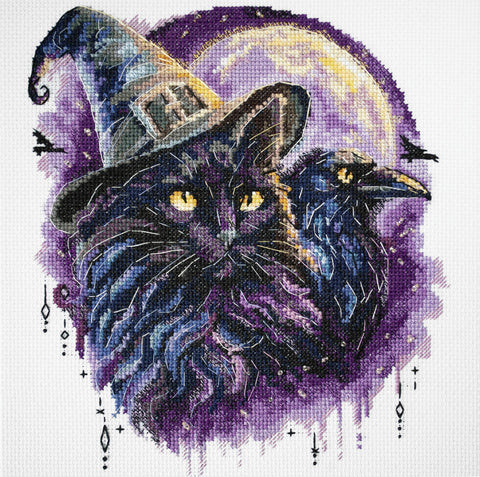 Siuvinėjimo kryželiu rinkinys „Magijos šešėliai“ 20x20 cm AAH-306