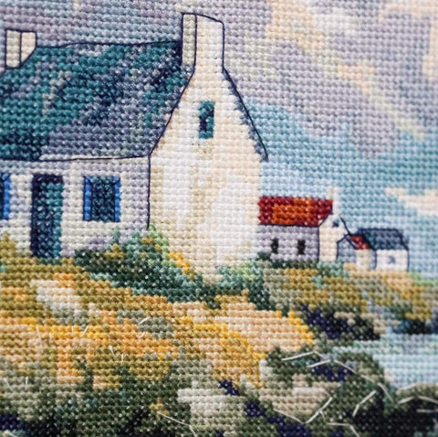 Siuvinėjimo kryželiu rinkinys „Kai jūra sapnuoja“ 23x40 cm AAH-318
