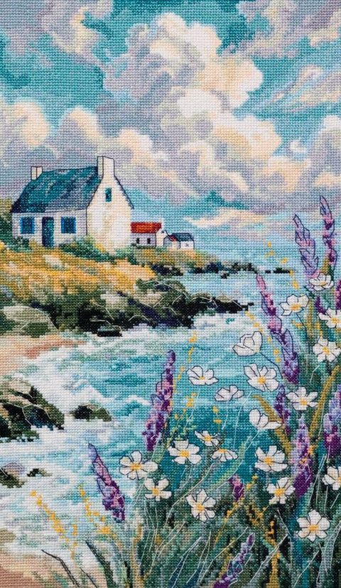Siuvinėjimo kryželiu rinkinys „Kai jūra sapnuoja“ 23x40 cm AAH-318