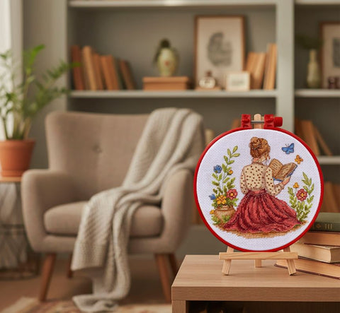 Cross stitch kit "Unfinished story" 15 х 15 cm AAHM-092