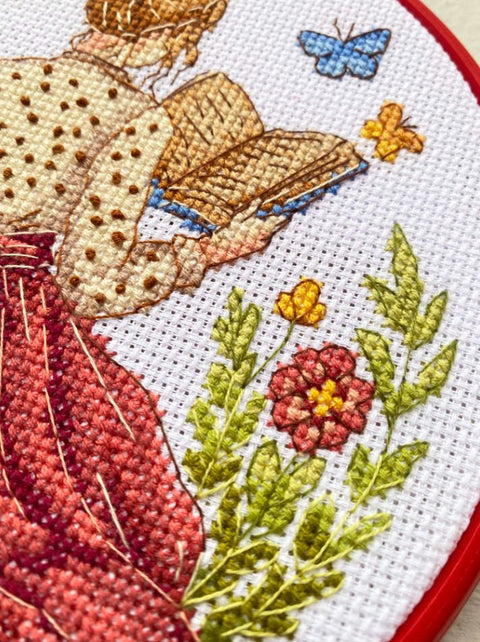 Cross stitch kit "Unfinished story" 15 х 15 cm AAHM-092