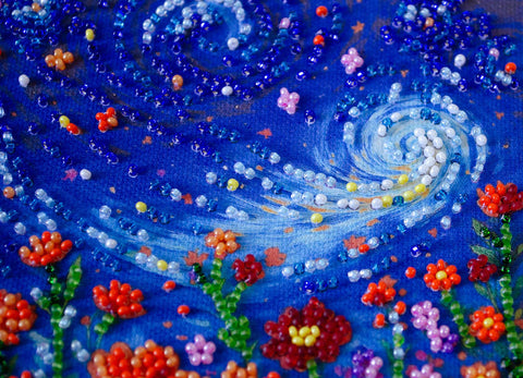 Mini karoliukų siuvinėjimo rinkinys „Vasarvidžio nakties sapnas“ 15x15 AAM-264