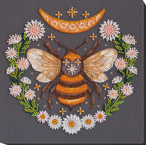 Siuvinėjimo karoliukais rinkinys „Medus sapnas“ 20x20 cm