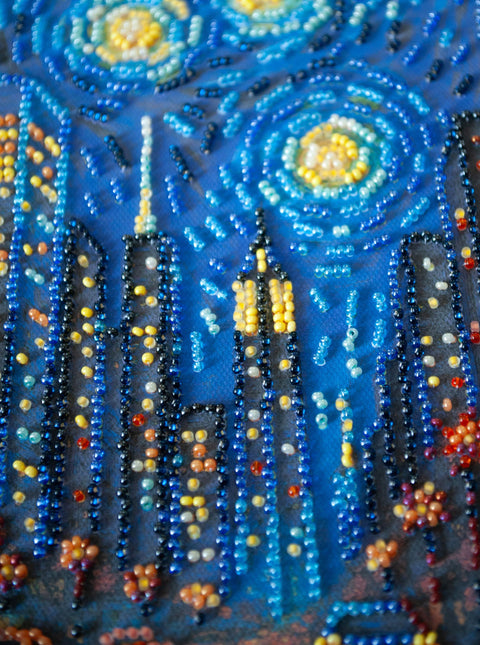 Vidutinio dydžio karoliukų siuvinėjimo rinkinys „Gyvenimo ritmas“ 20x20