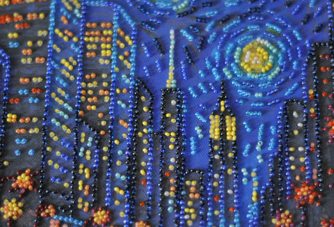 Vidutinio dydžio karoliukų siuvinėjimo rinkinys „Gyvenimo ritmas“ 20x20