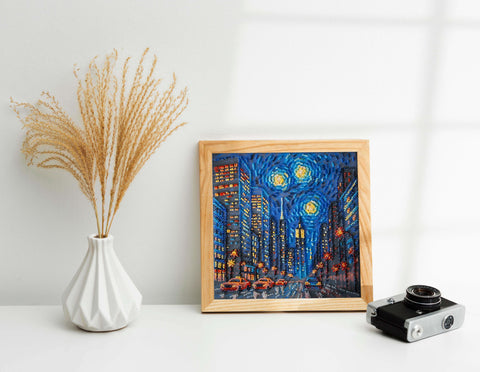 Vidutinio dydžio karoliukų siuvinėjimo rinkinys „Gyvenimo ritmas“ 20x20