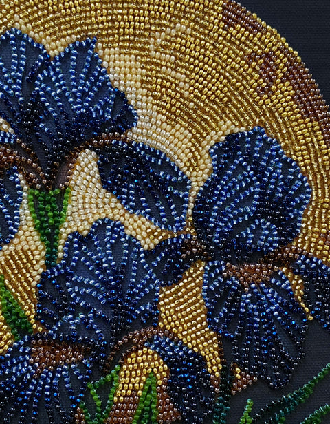 Vidutinio dydžio karoliukų siuvinėjimo rinkinys „Šokis auksinėje šviesoje“ 20x20