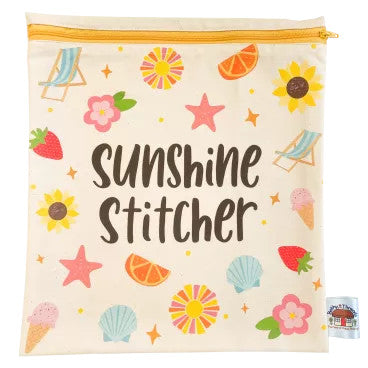 Rankdarbių projekto krepšys „Sunshine Stitcher“, 28x31 cm
