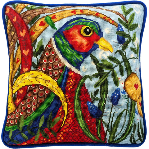 Gobeleno siuvinėjimo rinkinys „Pheasant“ – fazanas, 40x40 cm