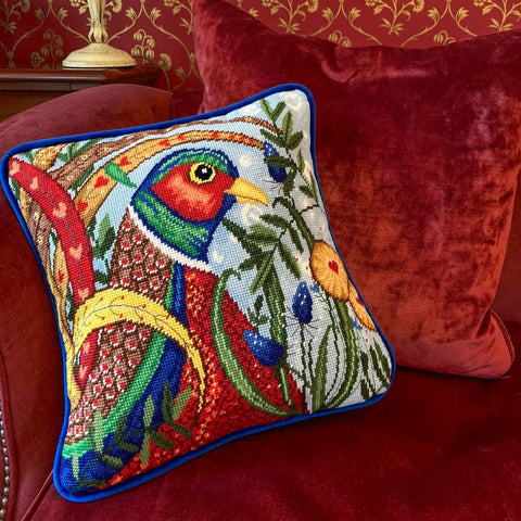 Gobeleno siuvinėjimo rinkinys „Pheasant“ – fazanas, 40x40 cm