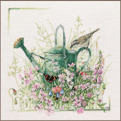 Siuvinėjimo kryželiu rinkinys „Laistytuvas“ 36x36 cm