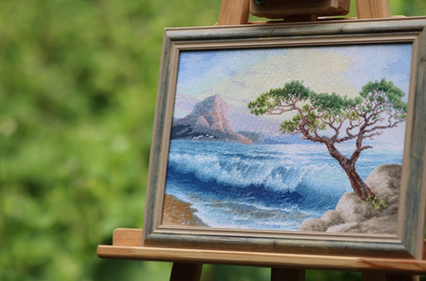 Siuvinėjimo kryželiu rinkinys „Surf“ S/MM026