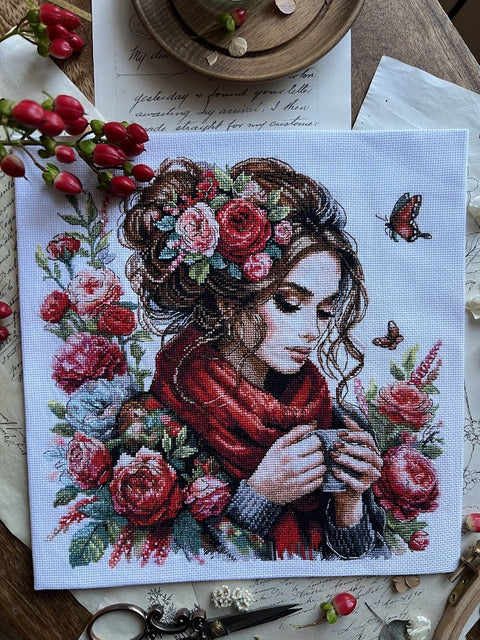 Siuvinėjimo kryželiu rinkinys „Harmonija“, 24×24 cm – puiki dovana