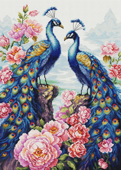 Rinkinys kryželiu siuvinėjimui „Harmonija tarp mūsų“ 25x35 cm