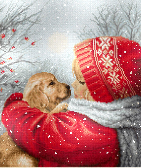 Siuvinėjimo rinkinys Christmas hugs SLETIL8019