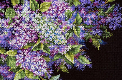 Siuvinėjimo kryželiu rinkinys „Kvapni alyva“, 18×27 cm